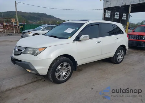 2009 Acura Mdx z USA, uszkodzony, nr VIN 2HNYD28229H533527